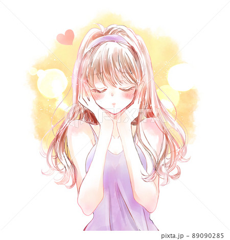 うっとりしている女性　恋 89090285