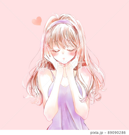うっとりしている女性 恋 うっとりしている女性 恋 89090286