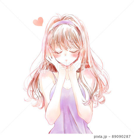 うっとりしている女性 恋 うっとりしている女性 恋 89090287