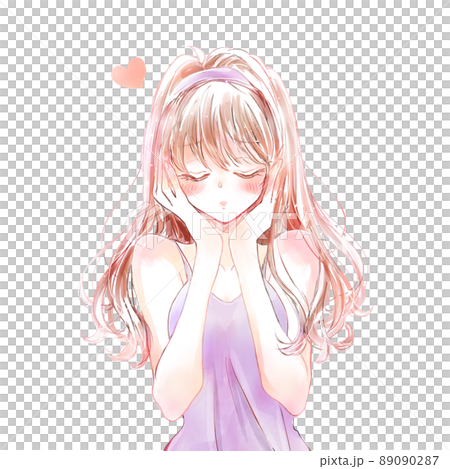 うっとりしている女性 恋 うっとりしている女性 恋 89090287
