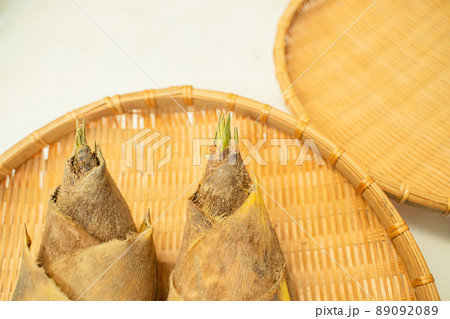 食べ物素材　掘りたての筍 89092089