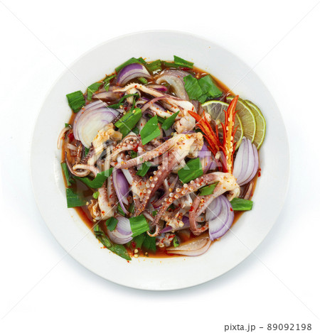Spicy Tentacles Squids Thai Salad Style 89092198