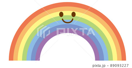虹のキャラクターのイラスト素材 [89093227] - PIXTA