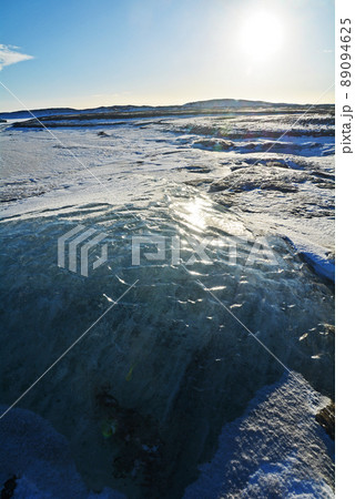 アイスランド、ヴァトナヨークトル国立公園、スカフタフェルの氷河 89094625