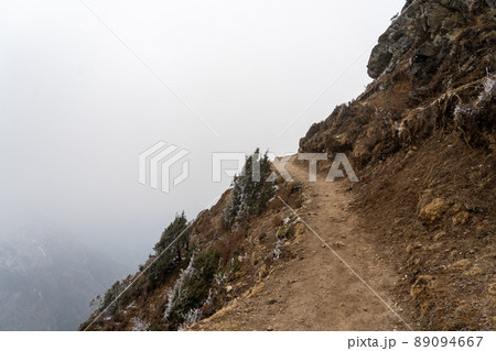 Foggy Cliffside Trail Foggy Cliffside Trail 89094667