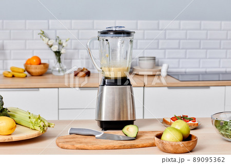 Blender with fresh fruit cocktail Blender with fresh fruit cocktail 89095362