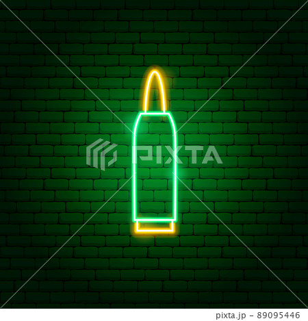 Cartridge Gun Neon Sign 89095446