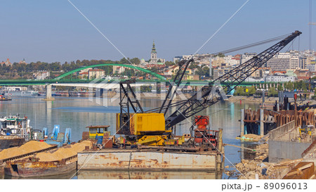 Floating Barge Crane Floating Barge Crane 89096013