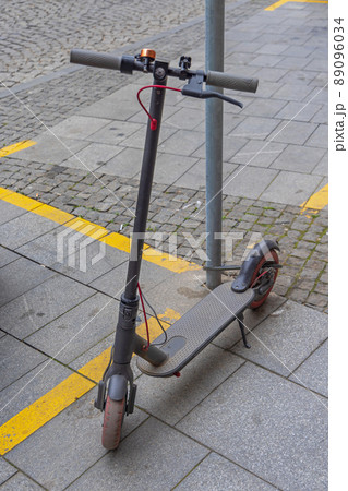 Electric Scooter Parked 89096034