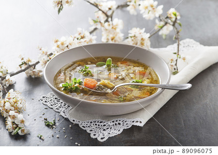 Vegetable soup 89096075