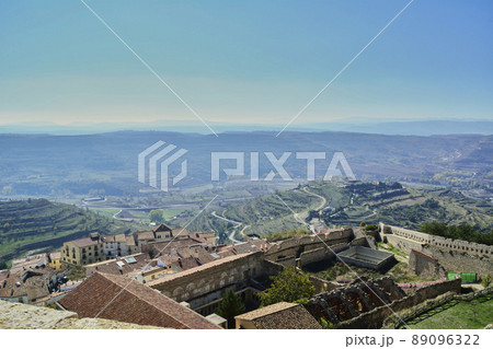 Picturesque village landscape in the mountains 89096322