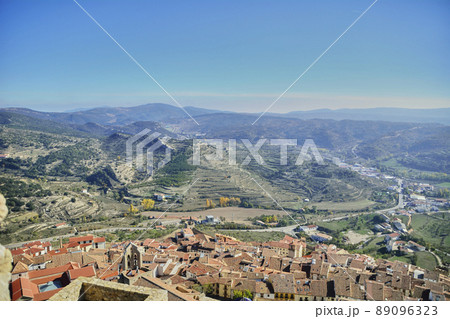 Picturesque village landscape in the mountains 89096323