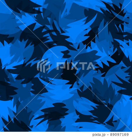Camouflage seamless pattern background. Classic clothing masking camo print 89097169