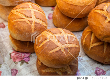 Traditional Turkish style made bread 89098508