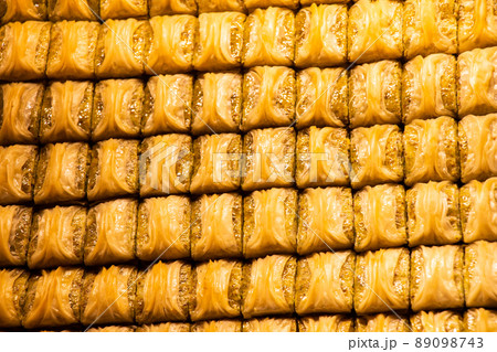 Traditional Turkish dessert Baklava from Turkey Traditional Turkish dessert Baklava from Turkey 89098743