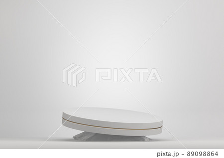 Stone stage decoration suitable for products.3D rendering 89098864