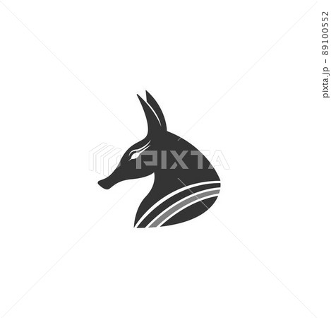 Anubis icon logo design illustration template 89100552