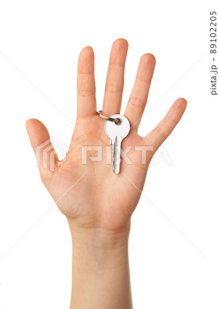 hand with key hand with key 89102205