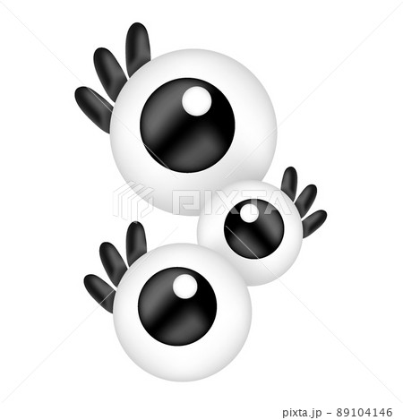 spooky triple monster eyes, doodle icon image kawaii spooky triple monster eyes, doodle icon image kawaii 89104146