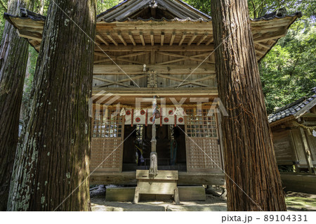 物部神社　後神社　島根県大田市 89104331