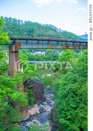 出川橋梁 古河橋付近 出川 初夏の風景 出川橋梁 古河橋付近 出川 初夏の風景 89104350