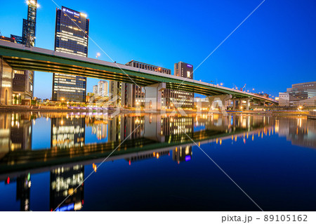 名古屋市 ささしまライブ24の夜景 名古屋市 ささしまライブ24の夜景 89105162