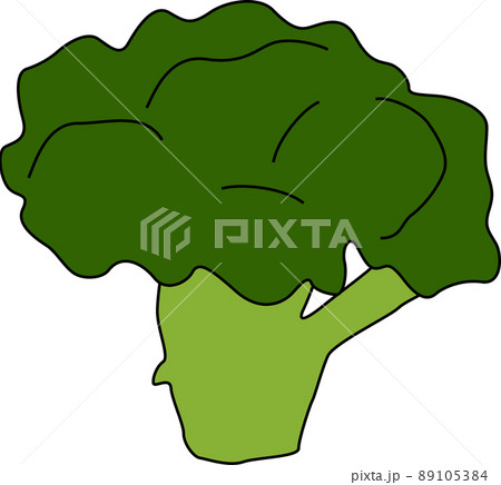 美味しいブロッコリーのイラスト素材 89105384