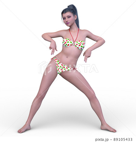 ビキニ姿の女性 ビキニ姿の女性 89105433