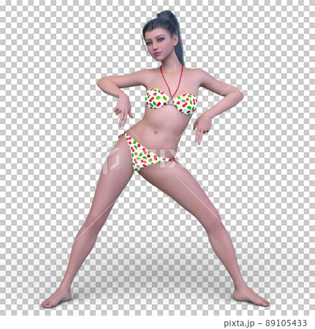 ビキニ姿の女性 ビキニ姿の女性 89105433