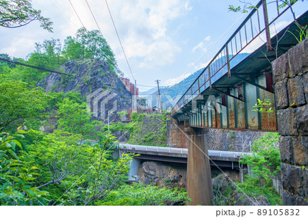 出川橋梁 古河橋付近 初夏の風景 出川橋梁 古河橋付近 初夏の風景 89105832