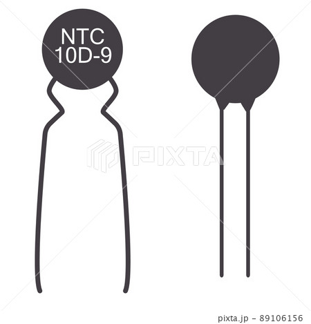 Thermistor icon on white background. NTCThermistor Resistor sign. flat style. Thermistor icon on white background. NTCThermistor Resistor sign. flat style. 89106156