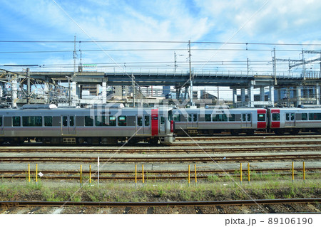 2021年、山陽本線の広島駅から白市駅までの車窓と周辺の風景 89106190