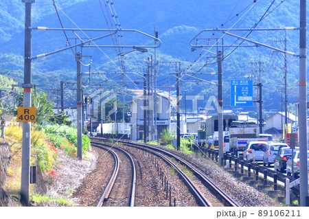 2021年、山陽本線の広島駅から白市駅までの車窓と周辺の風景 89106211