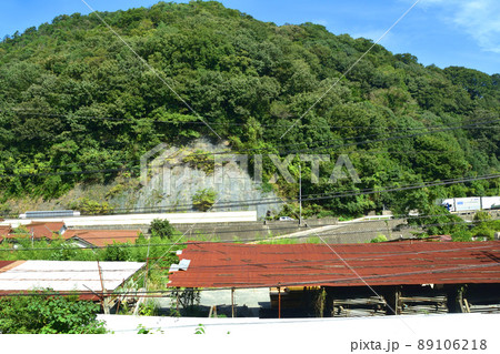 2021年、山陽本線の広島駅から白市駅までの車窓と周辺の風景 89106218