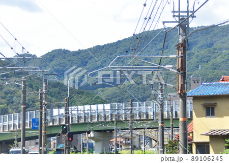 2021年、山陽本線の広島駅から白市駅までの車窓と周辺の風景 2021年、山陽本線の広島駅から白市駅までの車窓と周辺の風景 89106245