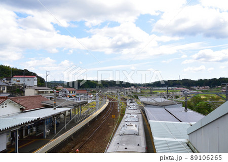 2021年、山陽本線の広島駅から白市駅までの車窓と周辺の風景 2021年、山陽本線の広島駅から白市駅までの車窓と周辺の風景 89106265