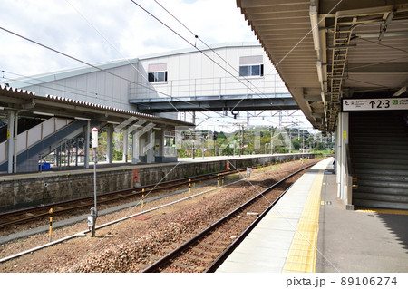 2021年、山陽本線の広島駅から白市駅までの車窓と周辺の風景 89106274