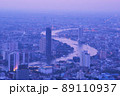 Evening View of Chao Phraya River in Bangkok 89110937