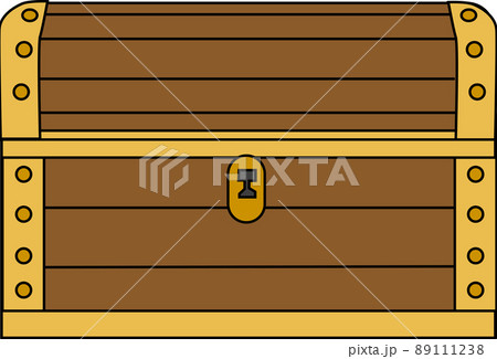 可愛い宝箱のイラスト素材のイラスト素材