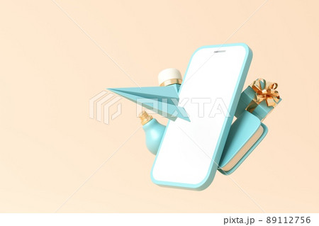 3D rendered educational theme concept illustration 3D rendered educational theme concept illustration 89112756