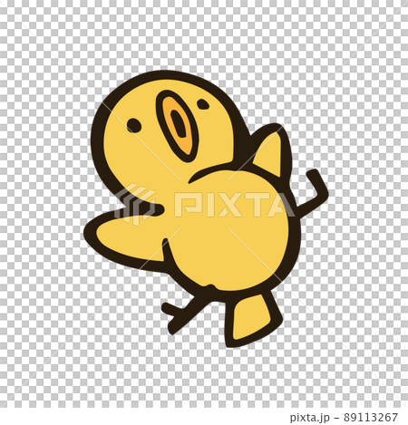 黄色い小鳥のイラスト 89113267
