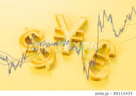 円 ドル ユーロ 為替のイメージ 89113435