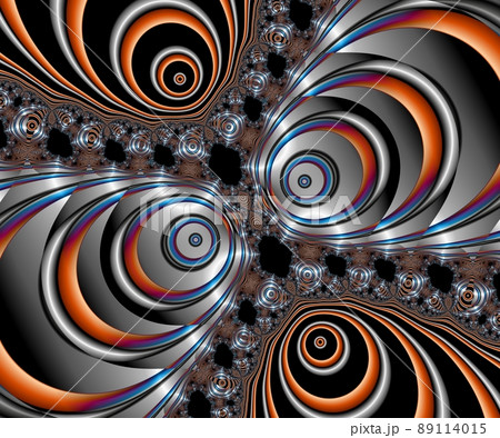 Computer generated abstract colorful fractal artwork 89114015
