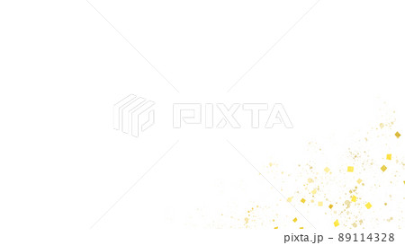 金箔を散らしたシンプルな和風背景 89114328