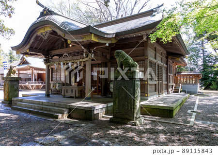 旧社格は県社である常陸國總社宮の拝殿【茨城県石岡市 旧社格は県社である常陸國總社宮の拝殿【茨城県石岡市 89115843