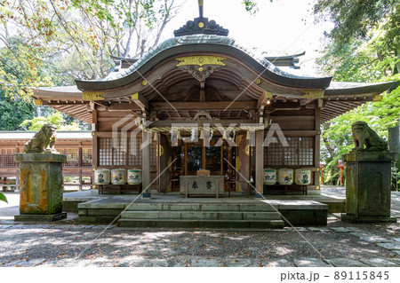 旧社格は県社である常陸國總社宮の拝殿 旧社格は県社である常陸國總社宮の拝殿 89115845