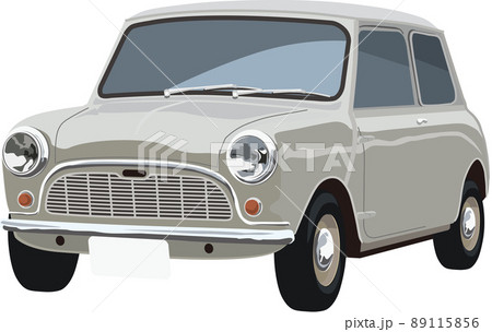 ミニクーパーのイラスト素材