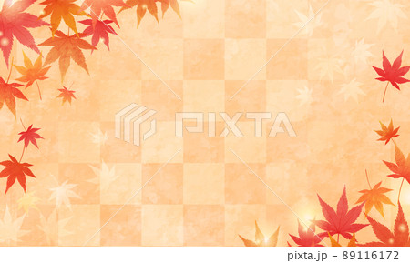 秋の紅葉のベクターイラスト背景(もみじ、バナー、ポスター) 秋の紅葉のベクターイラスト背景(もみじ、バナー、ポスター) 89116172