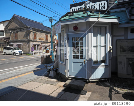 小樽　堺町通りの小樽出世前広場 89118590