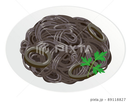 イカスミスパゲッティ 89118827